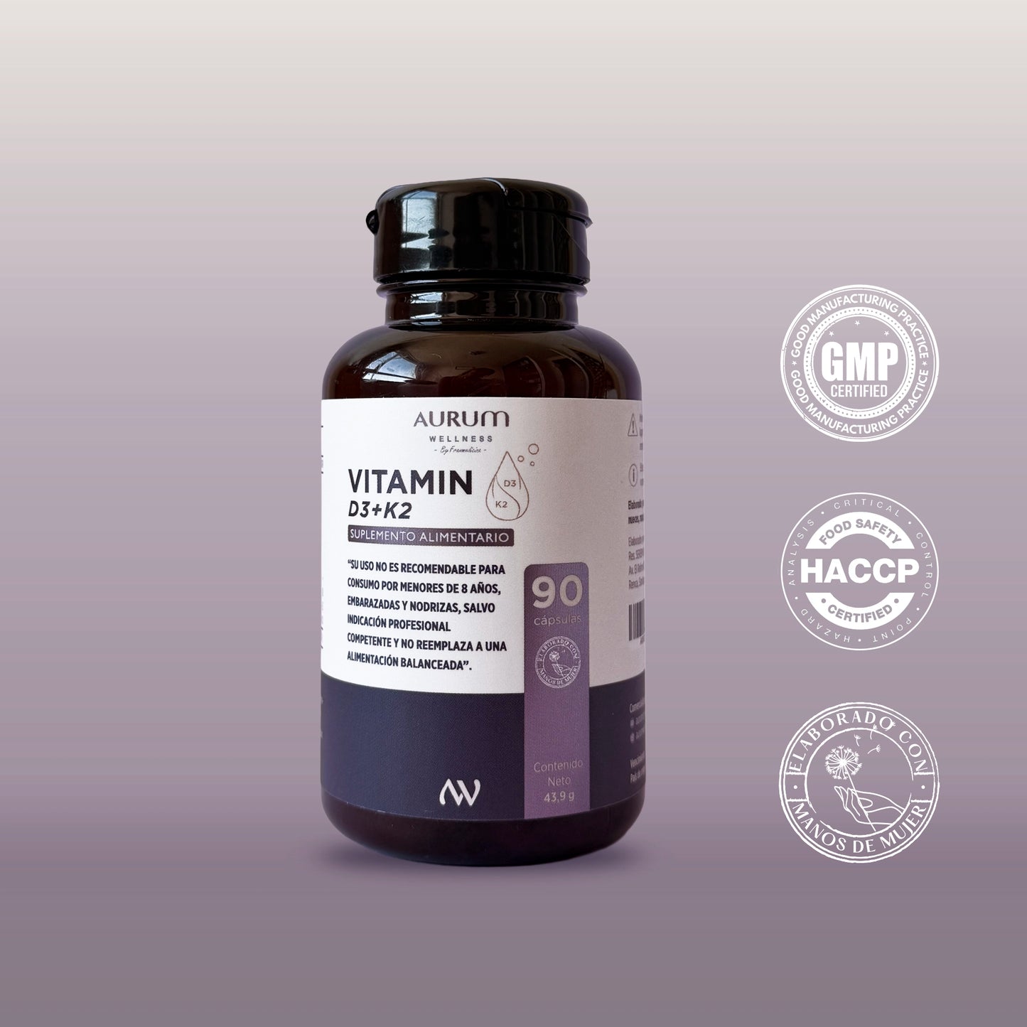 Vitamina D3 + K2 + Magnesio Bisglicinato